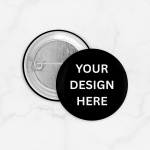 Custom Pin Bros Buttons Round Size 58mm Metal Back Cover Custom Pin Bros Buttons Round Size 58mm Metal Back Cover